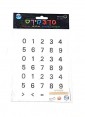 מדבקות מספרים
