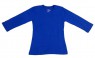 חולצת בנות שרוול 3/4 צבע כחול- טאם טאם 