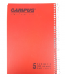 מחברת ספירלה חשבון | 5 נושאים | A4 | CAMPUS