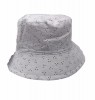 כובע שוליים לתינוק | MINENE | לבן פרחוני