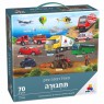 פאזל רצפה ענק כלי תחבורה 70 חלקים