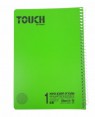 מחברת ספירלה חשבון | A5 | TOUCH