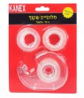 3 סלוטייפ שקוף + מעמד