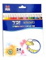 24 עפרונות צבעוניים- זפיר