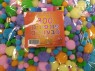 300 פונפונים צבעוניים בהיר