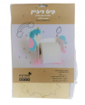 ערכת יצירה | מתלה חד קרן לטישו מעץ