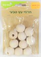 חרוזי עץ טבעי | דגם לבחירה
