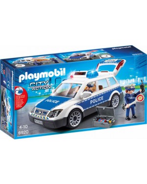 פליימוביל רכב משטרה עם אורות וצלילים דגם 6920