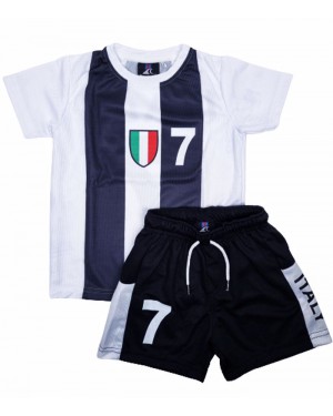 חליפת כדורגל ספורט לבנים מידות 4-12