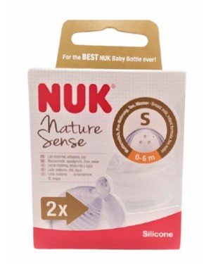 זוג פטמות | NUK | nature sense | נוק | מידות לבחירה