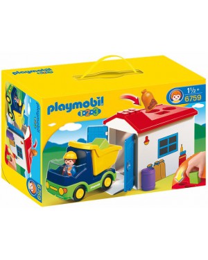 פליימוביל משאית ומוסך לפעוטות דגם 6759