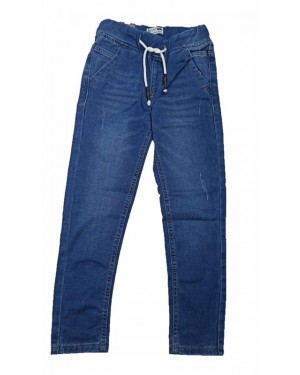 מכנס ג'ינס ארוך גומי מלא | נוער | מבחר צבעים