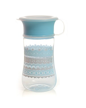כוס אימון דנטל_כוס הפלא 360 מעלות בצבע כחול