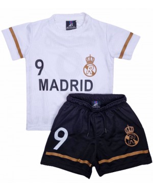 חליפת כדורגל ריאל מדריד לבנים מידות 4-12