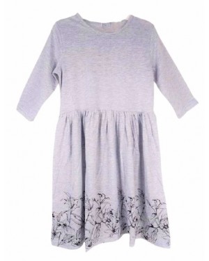 שמלת ג'רסי צבע אפור| מידות לבחירה